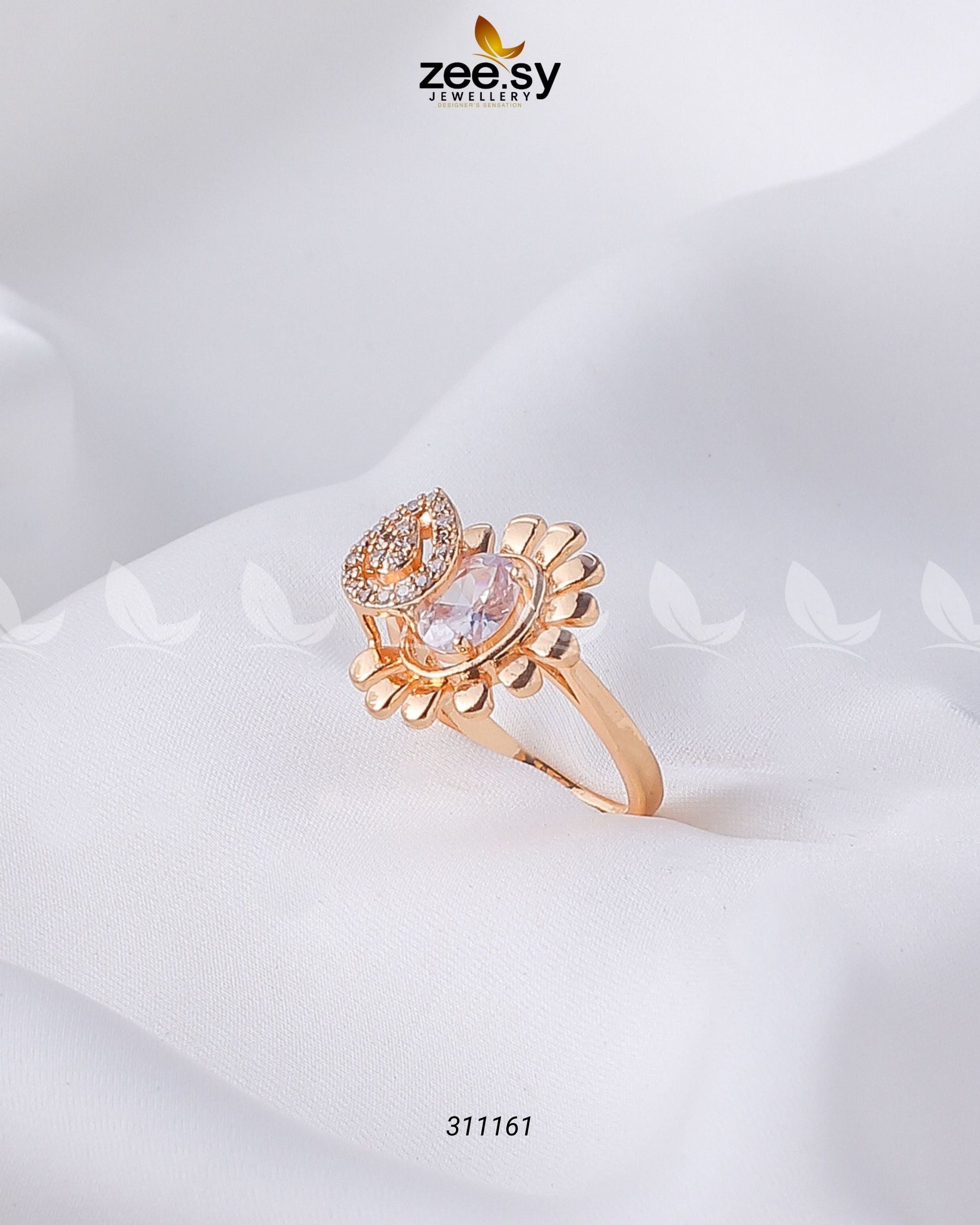 Lavender Ring - by - Libasekhas UK - Registered Vendor of : Zeesy - 100% Original Designer Dresss
