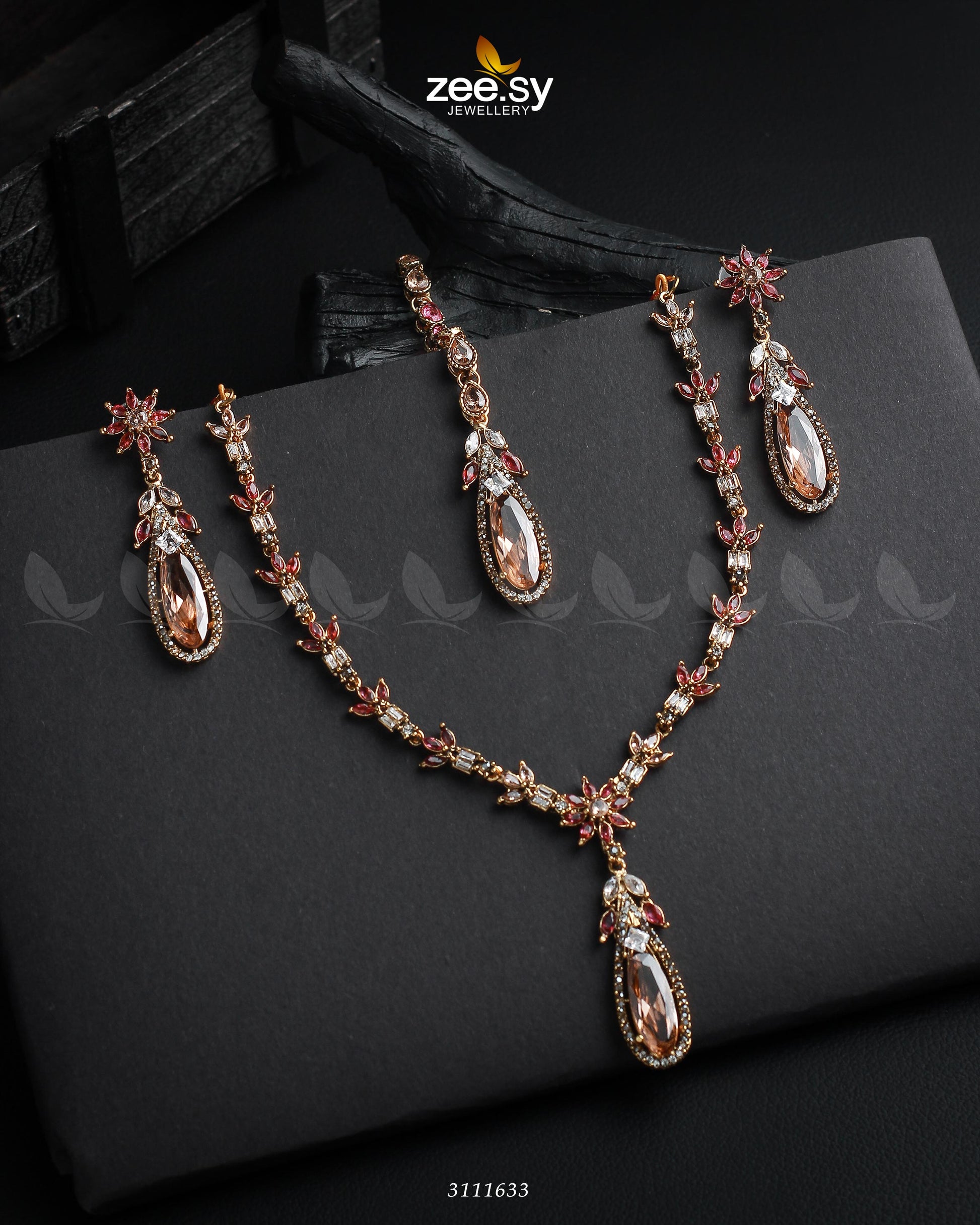 Saba Qamar Necklace Sets - by - Libasekhas UK - Registered Vendor of : Zeesy - 100% Original Designer Dresss