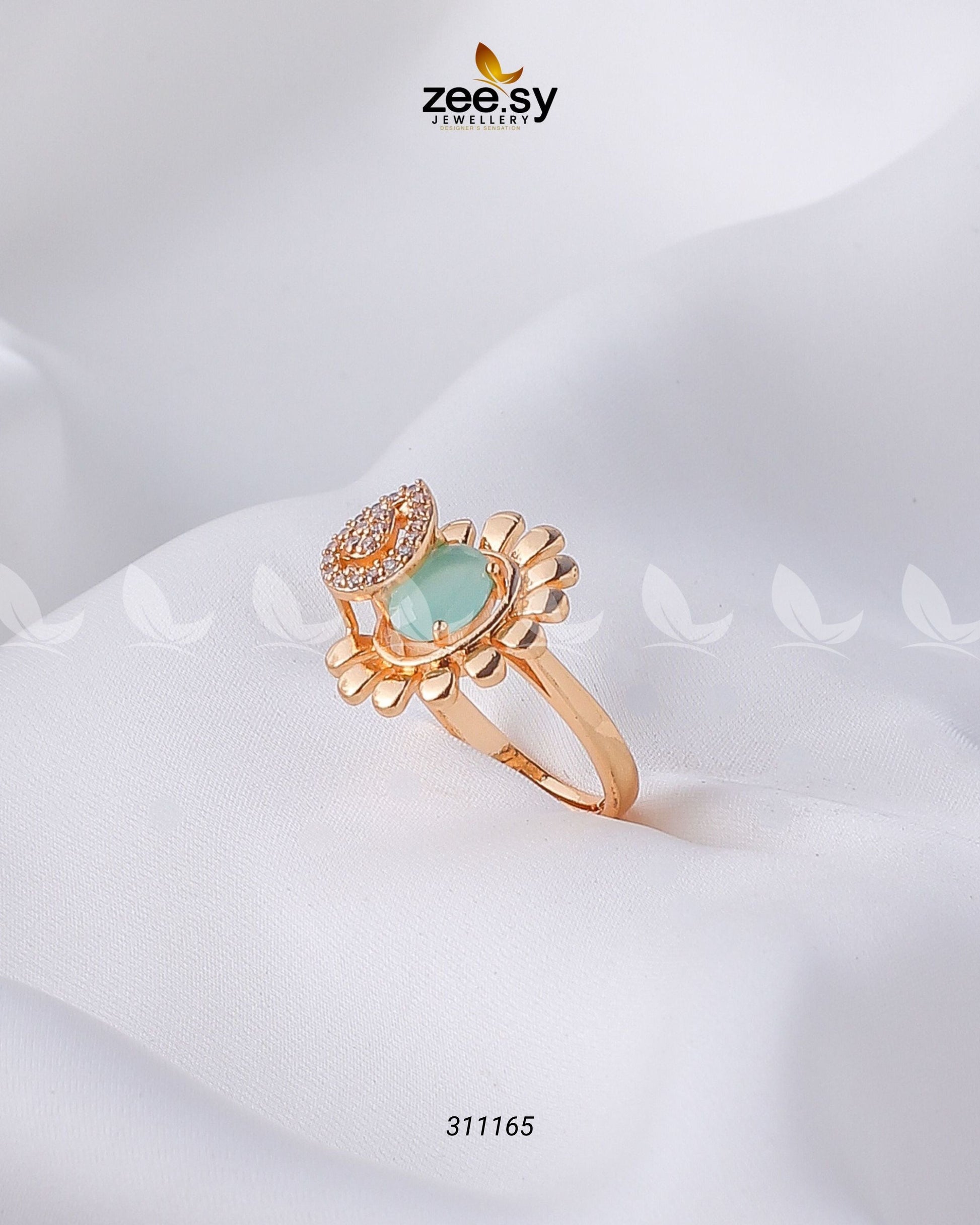 Lavender Ring - by - Libasekhas UK - Registered Vendor of : Zeesy - 100% Original Designer Dresss