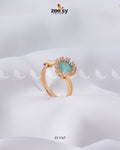Peony Ring - by - Libasekhas UK - Registered Vendor of : Zeesy - 100% Original Designer Dresss