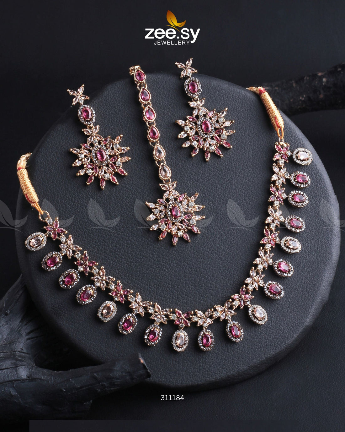Solara Necklace Set - by - Libasekhas UK - Registered Vendor of : Zeesy - 100% Original Designer Dresss