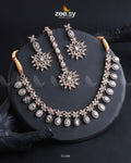 Solara Necklace Set - by - Libasekhas UK - Registered Vendor of : Zeesy - 100% Original Designer Dresss