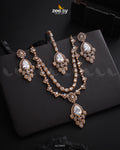 Sushmita Necklace Set - by - Libasekhas UK - Registered Vendor of : Zeesy - 100% Original Designer Dresss