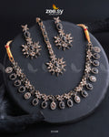 Solara Necklace Set - by - Libasekhas UK - Registered Vendor of : Zeesy - 100% Original Designer Dresss