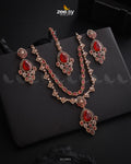Sushmita Necklace Set - by - Libasekhas UK - Registered Vendor of : Zeesy - 100% Original Designer Dresss
