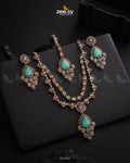 Sushmita Necklace Set - by - Libasekhas UK - Registered Vendor of : Zeesy - 100% Original Designer Dresss