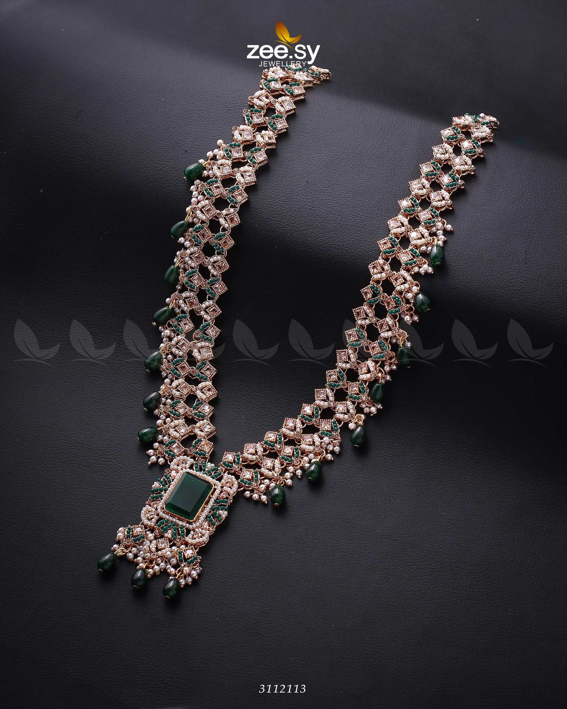 Burro's-Tail Long Malla Necklace - by - Libasekhas UK - Registered Vendor of : Zeesy - 100% Original Designer Dresss