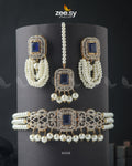 Marasim Choker Necklace - by - Libasekhas UK - Registered Vendor of : Zeesy - 100% Original Designer Dresss