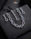 Scabiosa Necklace Set - by - Libasekhas UK - Registered Vendor of : Zeesy - 100% Original Designer Dresss