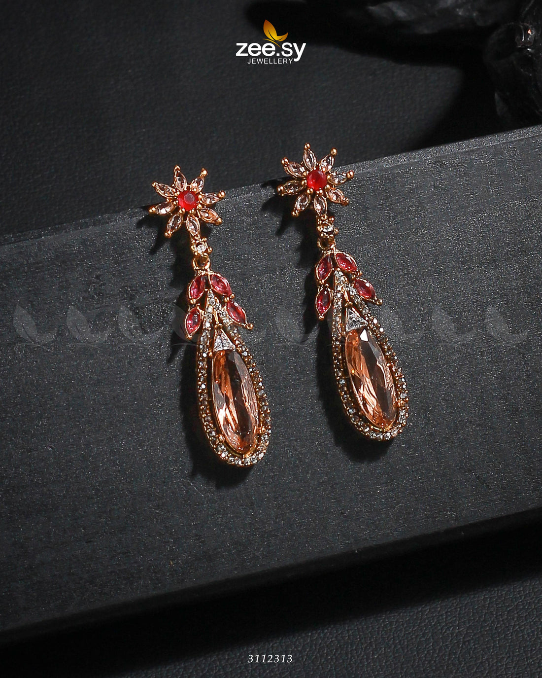 Rimsha's Earrings - by - Libasekhas UK - Registered Vendor of : Zeesy - 100% Original Designer Dresss