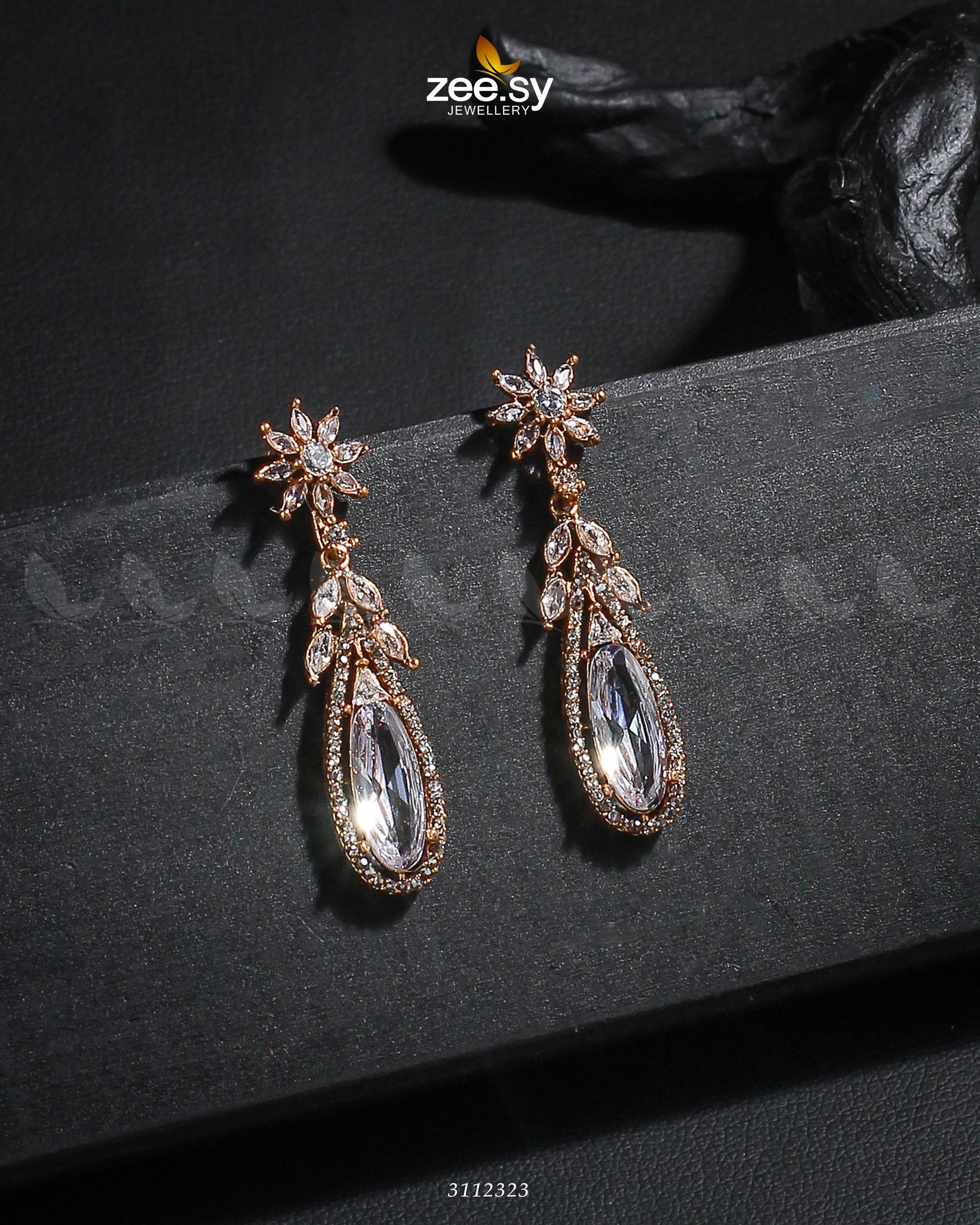 Rimsha's Earrings - by - Libasekhas UK - Registered Vendor of : Zeesy - 100% Original Designer Dresss