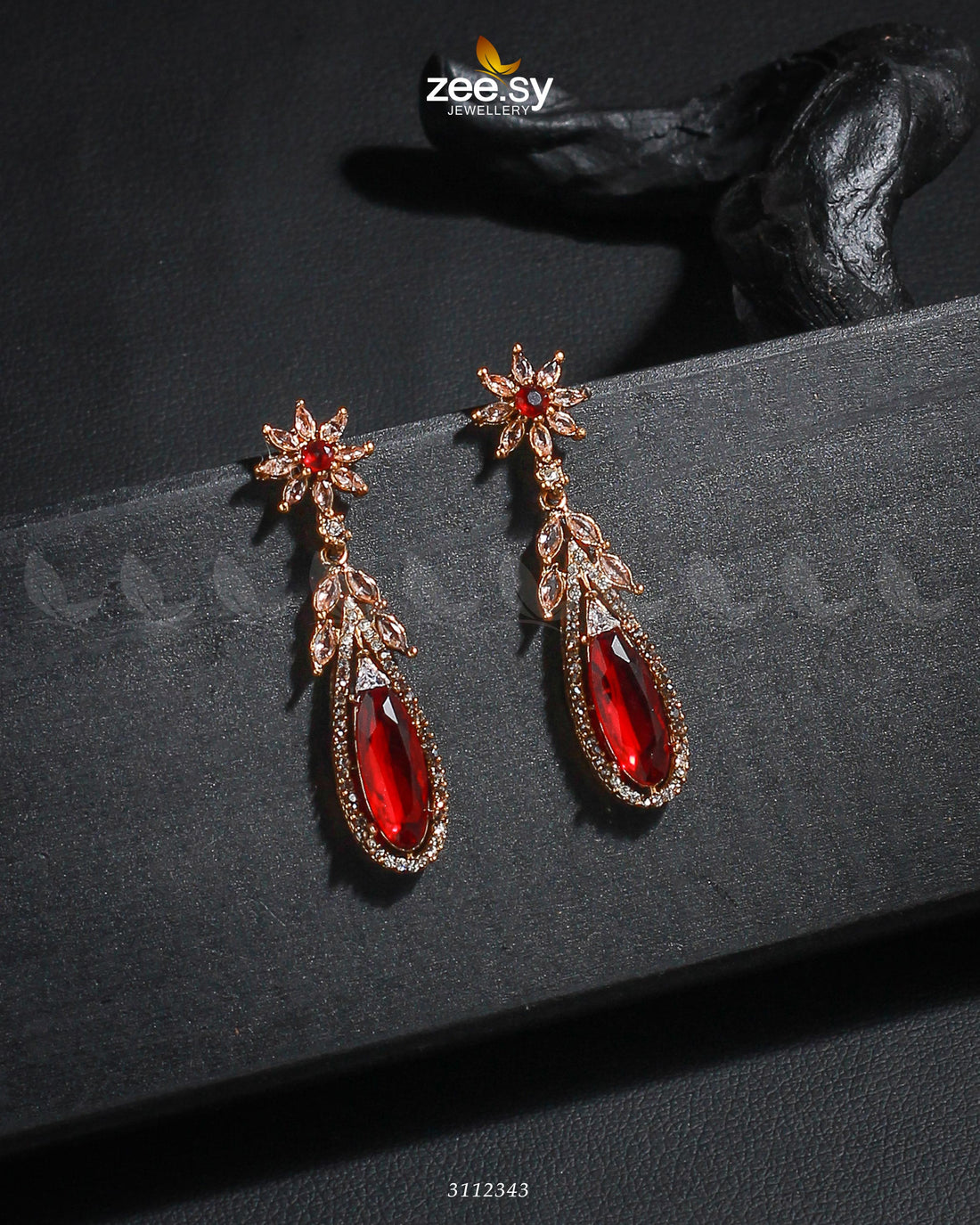 Rimsha's Earrings - by - Libasekhas UK - Registered Vendor of : Zeesy - 100% Original Designer Dresss