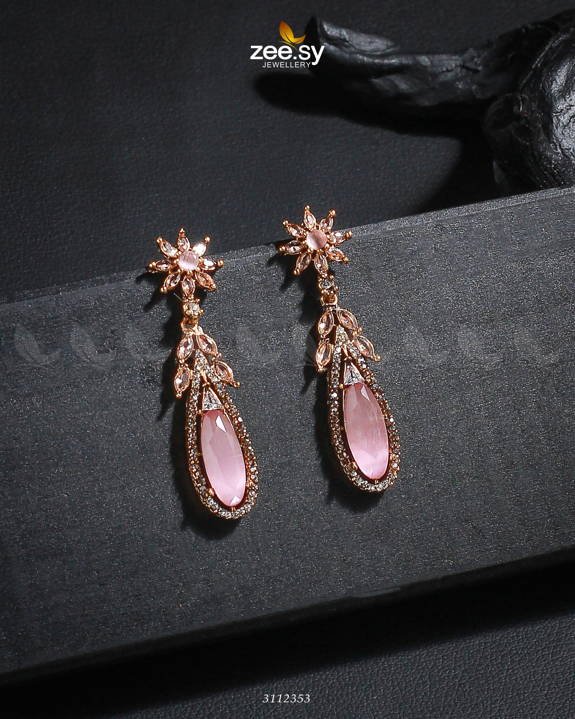 Rimsha's Earrings - by - Libasekhas UK - Registered Vendor of : Zeesy - 100% Original Designer Dresss