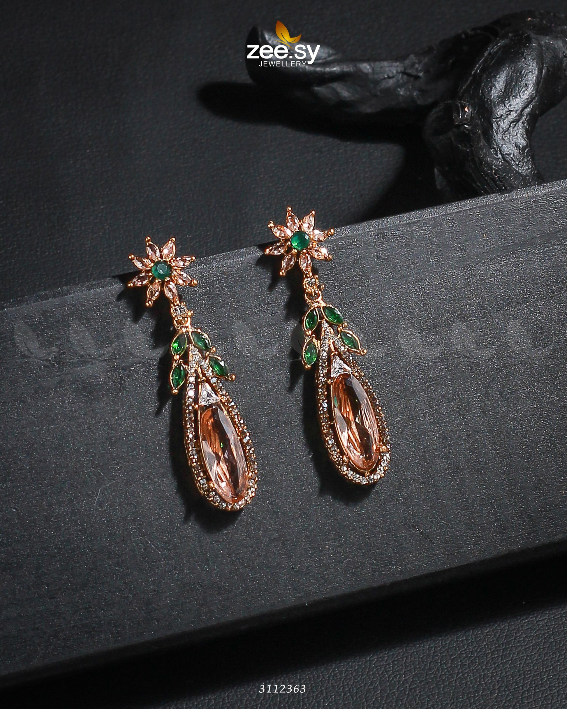 Rimsha's Earrings - by - Libasekhas UK - Registered Vendor of : Zeesy - 100% Original Designer Dresss