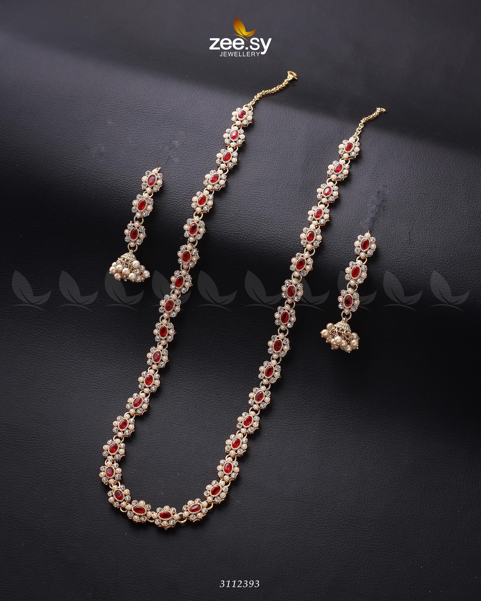 Reema Malla Necklace - by - Libasekhas UK - Registered Vendor of : Zeesy - 100% Original Designer Dresss