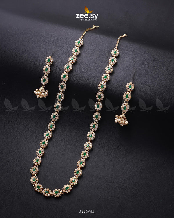 Reema Malla Necklace - by - Libasekhas UK - Registered Vendor of : Zeesy - 100% Original Designer Dresss