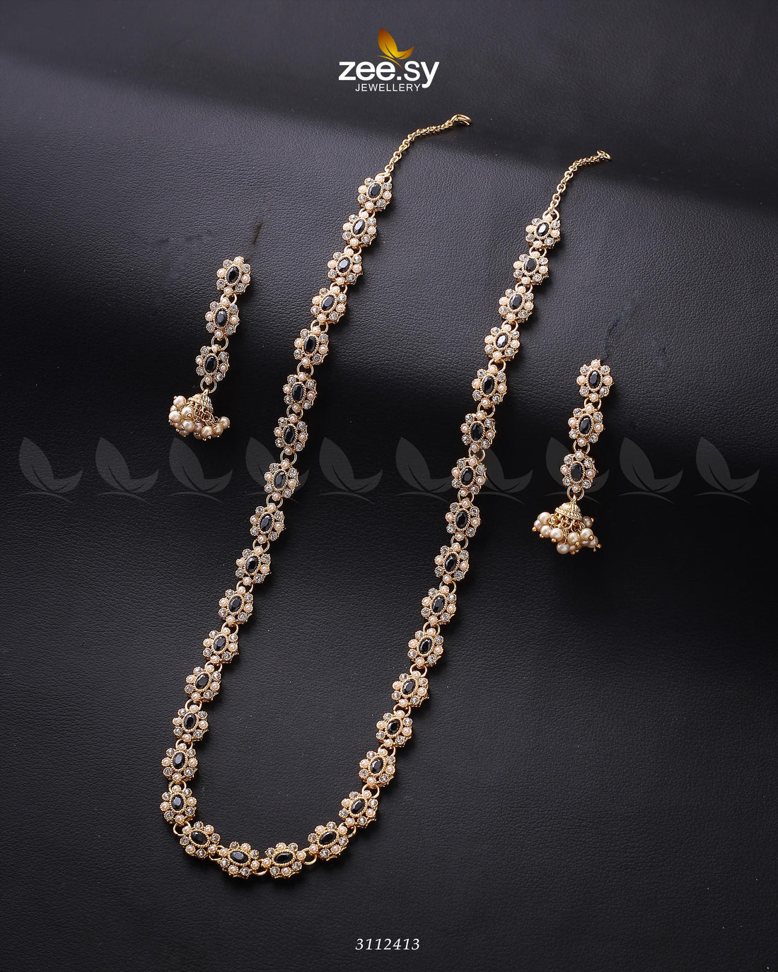 Reema Malla Necklace - by - Libasekhas UK - Registered Vendor of : Zeesy - 100% Original Designer Dresss