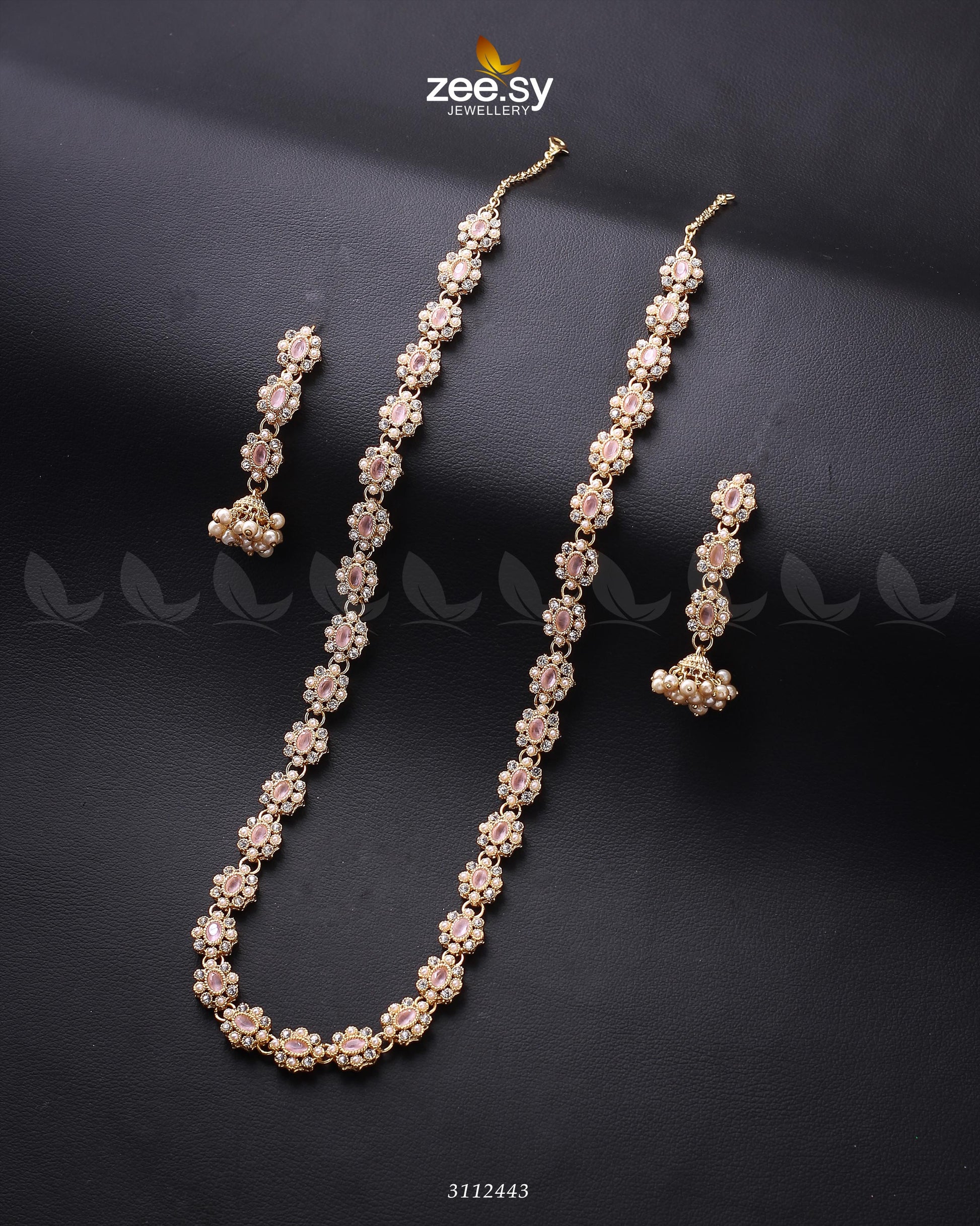 Reema Malla Necklace - by - Libasekhas UK - Registered Vendor of : Zeesy - 100% Original Designer Dresss