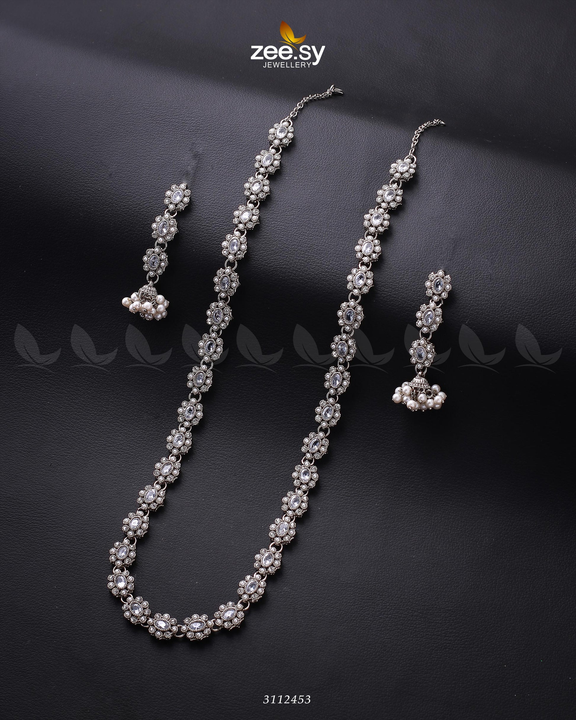 Reema Malla Necklace - by - Libasekhas UK - Registered Vendor of : Zeesy - 100% Original Designer Dresss