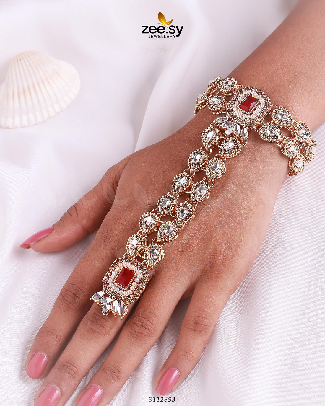 Exuberant Anja Bracelet - by - Libasekhas UK - Registered Vendor of : Zeesy - 100% Original Designer Dresss