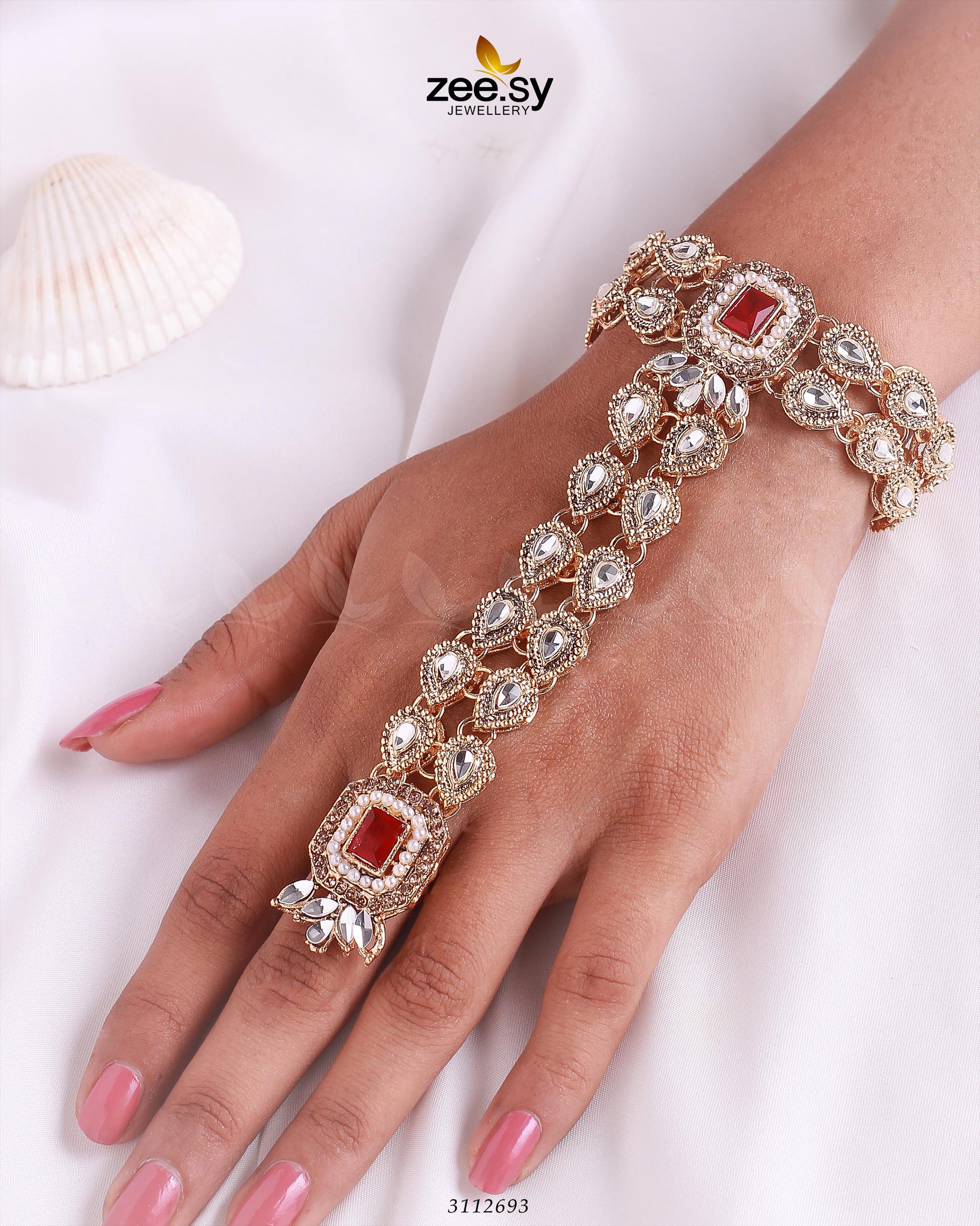 Exuberant Anja Bracelet - by - Libasekhas UK - Registered Vendor of : Zeesy - 100% Original Designer Dresss