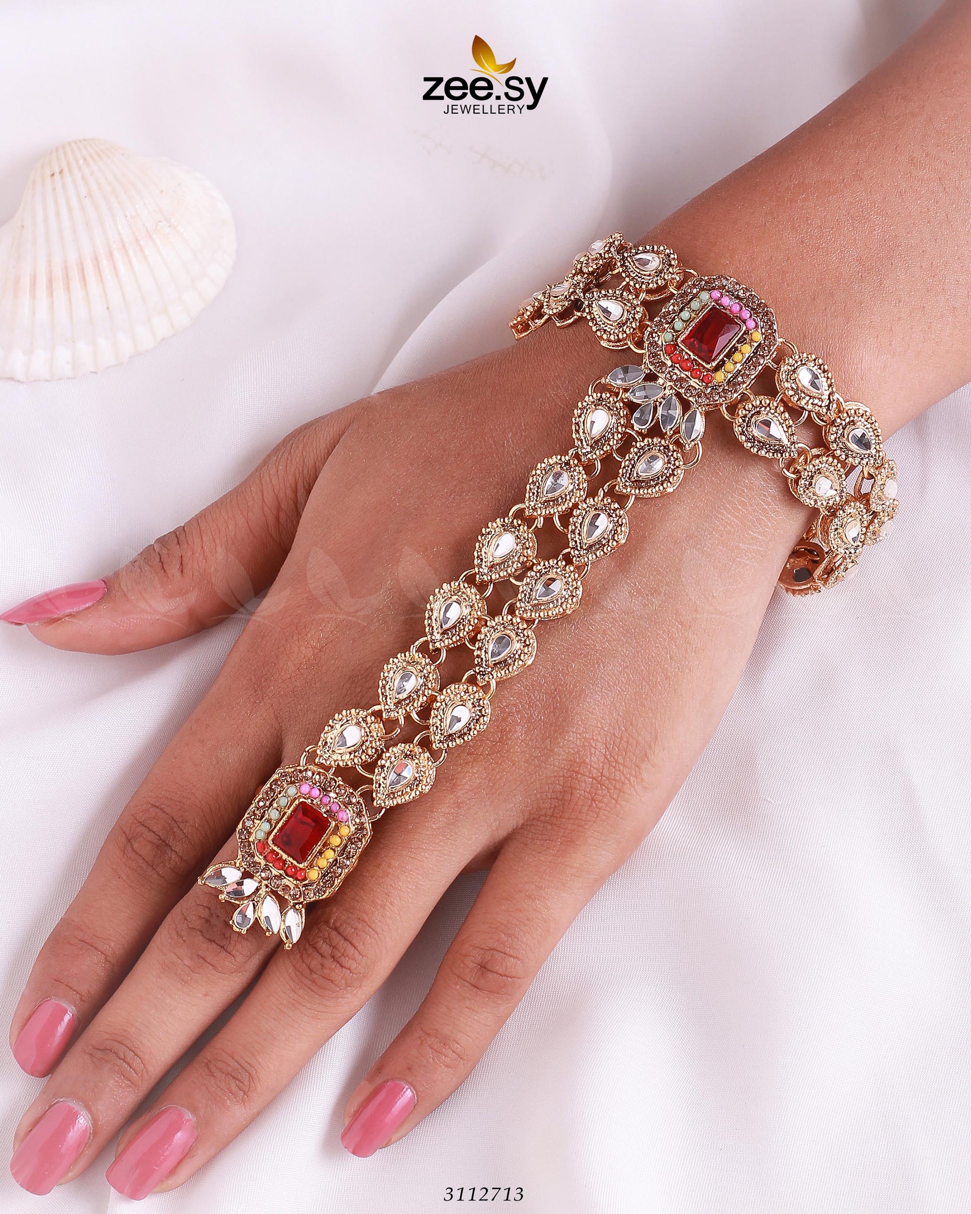 Exuberant Anja Bracelet - by - Libasekhas UK - Registered Vendor of : Zeesy - 100% Original Designer Dresss