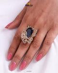 Croton Ring - by - Libasekhas UK - Registered Vendor of : Zeesy - 100% Original Designer Dresss