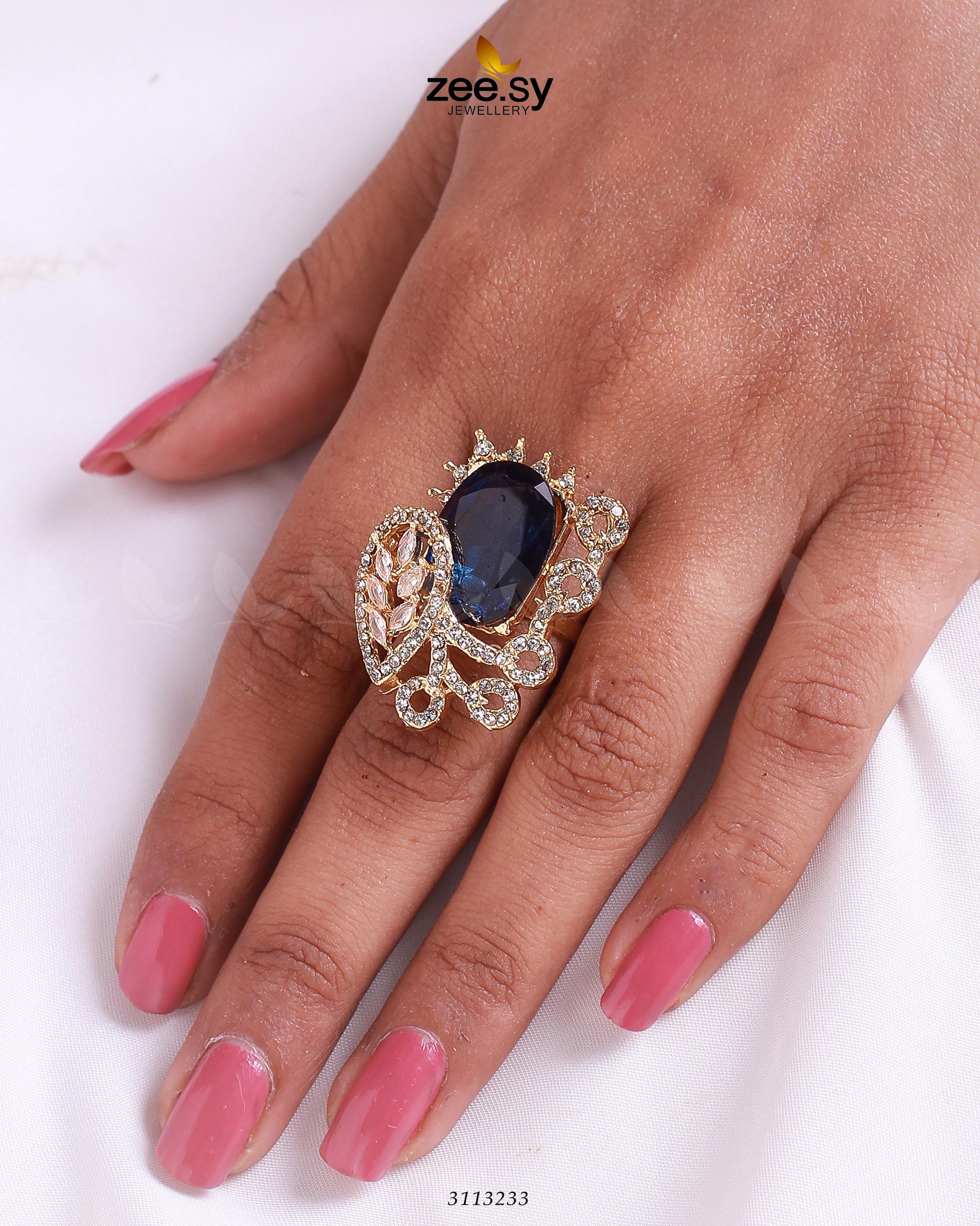 Croton Ring - by - Libasekhas UK - Registered Vendor of : Zeesy - 100% Original Designer Dresss