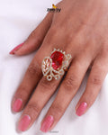 Croton Ring - by - Libasekhas UK - Registered Vendor of : Zeesy - 100% Original Designer Dresss