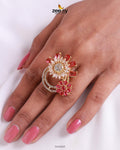 Aima Baig Ring - by - Libasekhas UK - Registered Vendor of : Zeesy - 100% Original Designer Dresss