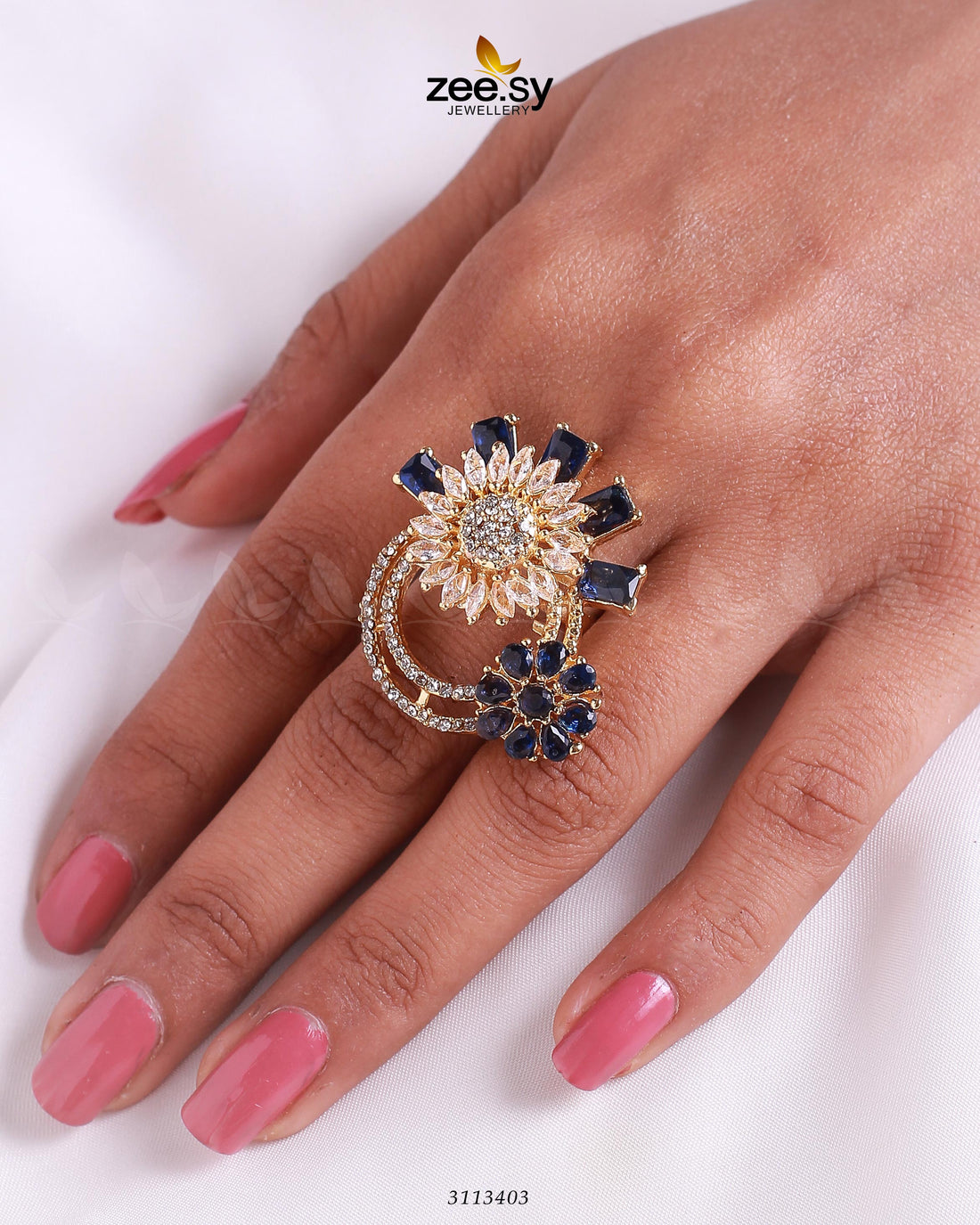 Aima Baig Ring - by - Libasekhas UK - Registered Vendor of : Zeesy - 100% Original Designer Dresss