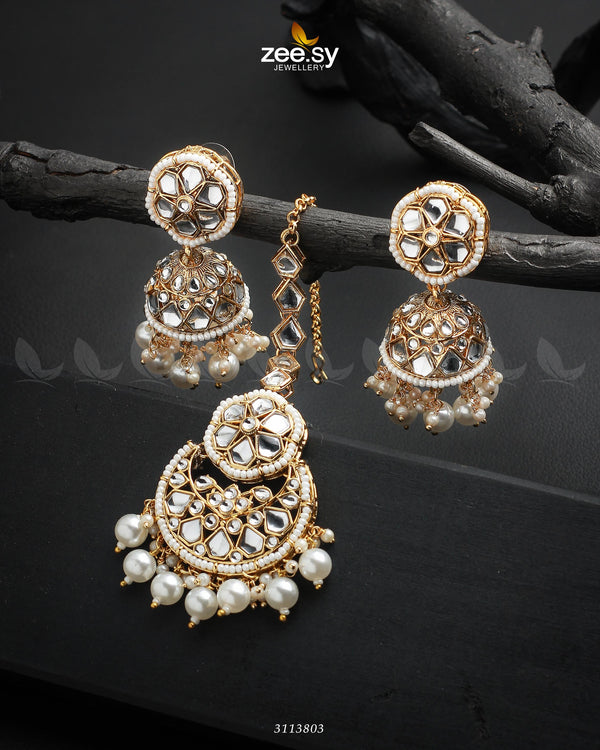 Anam Earrings - by - Libasekhas UK - Registered Vendor of : Zeesy - 100% Original Designer Dresss