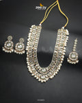 Acacia Malla Necklace Set - by - Libasekhas UK - Registered Vendor of : Zeesy - 100% Original Designer Dresss
