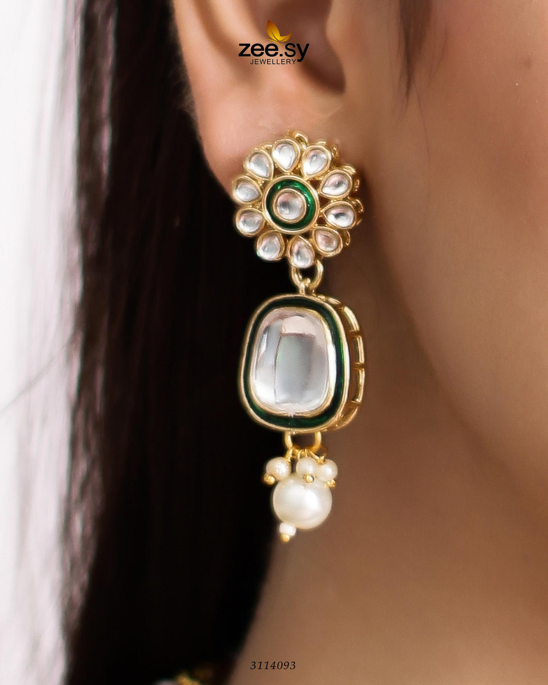 Aqsa Necklace Set - by - Libasekhas UK - Registered Vendor of : Zeesy - 100% Original Designer Dresss