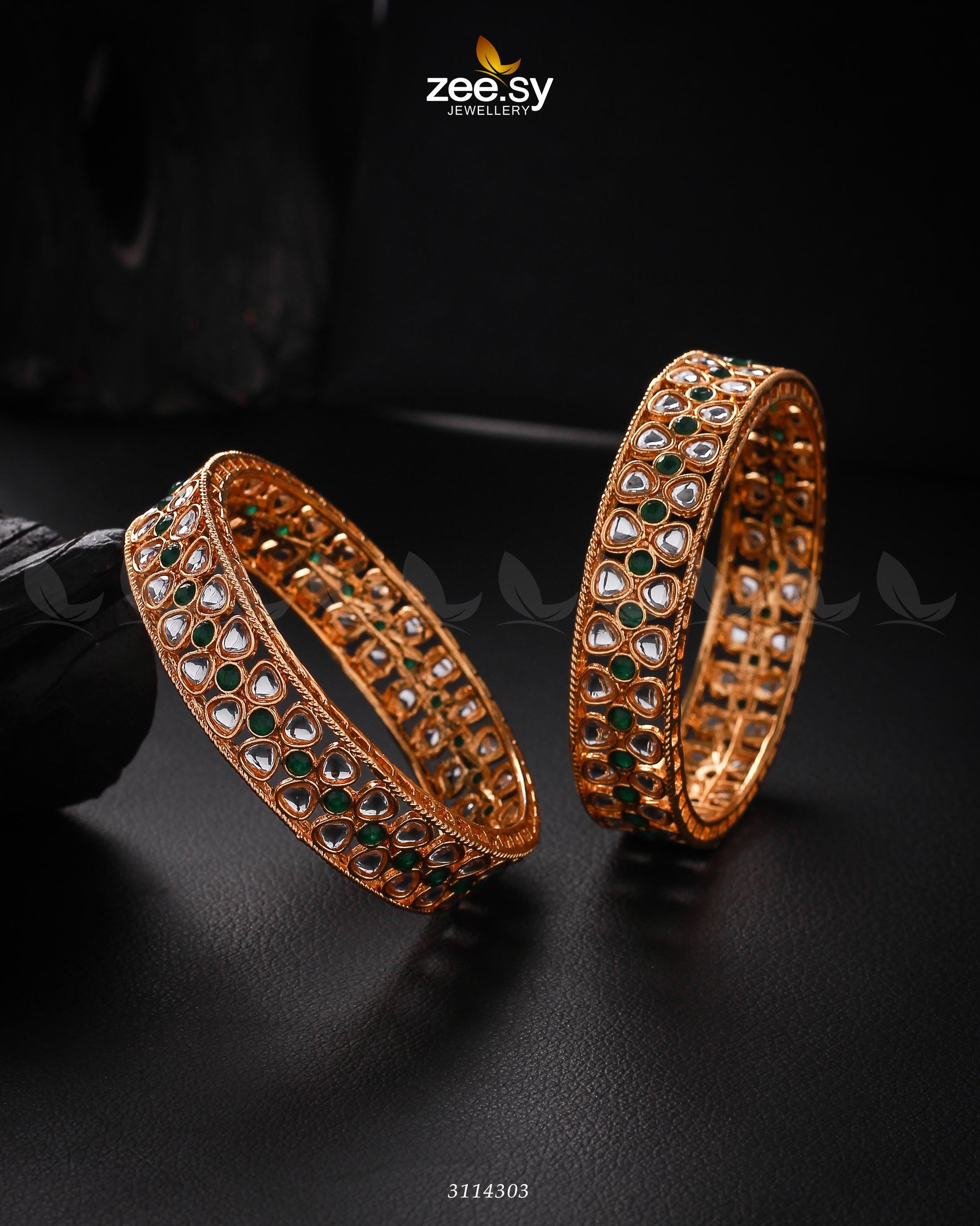 Selena Bangles - by - Libasekhas UK - Registered Vendor of : Zeesy - 100% Original Designer Dresss