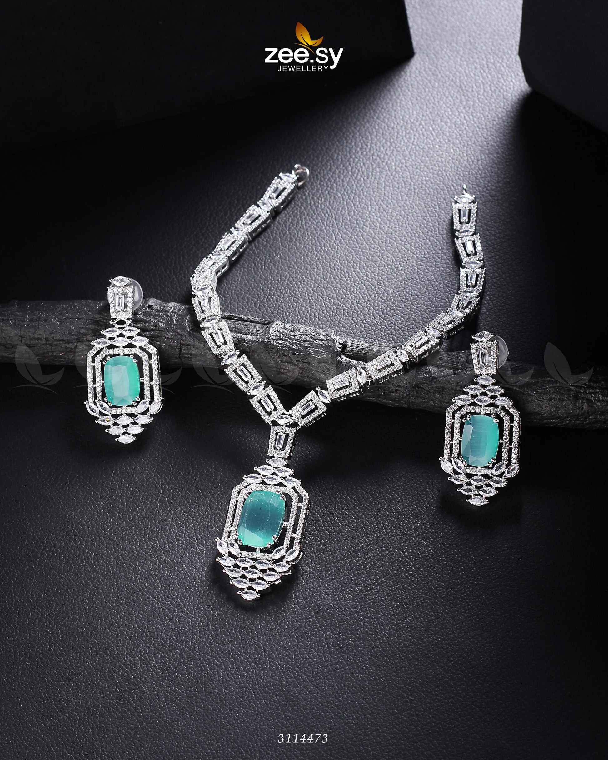 Sharmeen Necklace Set - by - Libasekhas UK - Registered Vendor of : Zeesy - 100% Original Designer Dresss