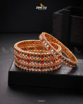 Ethereal Charm Bangles - by - Libasekhas UK - Registered Vendor of : Zeesy - 100% Original Designer Dresss