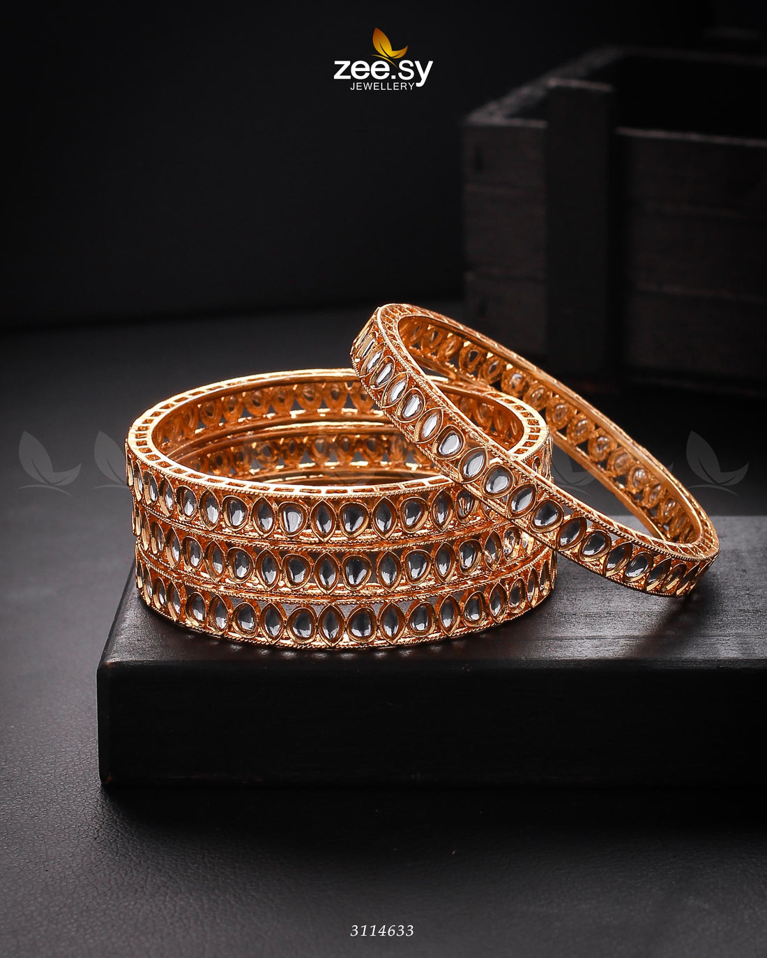 Ethereal Charm Bangles - by - Libasekhas UK - Registered Vendor of : Zeesy - 100% Original Designer Dresss