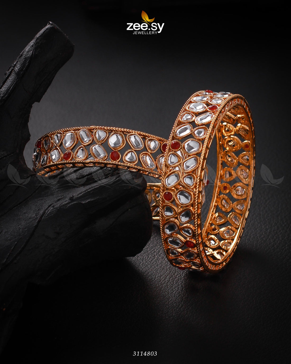Saffron Bangles - by - Libasekhas UK - Registered Vendor of : Zeesy - 100% Original Designer Dresss