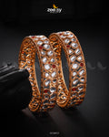 Saffron Bangles - by - Libasekhas UK - Registered Vendor of : Zeesy - 100% Original Designer Dresss