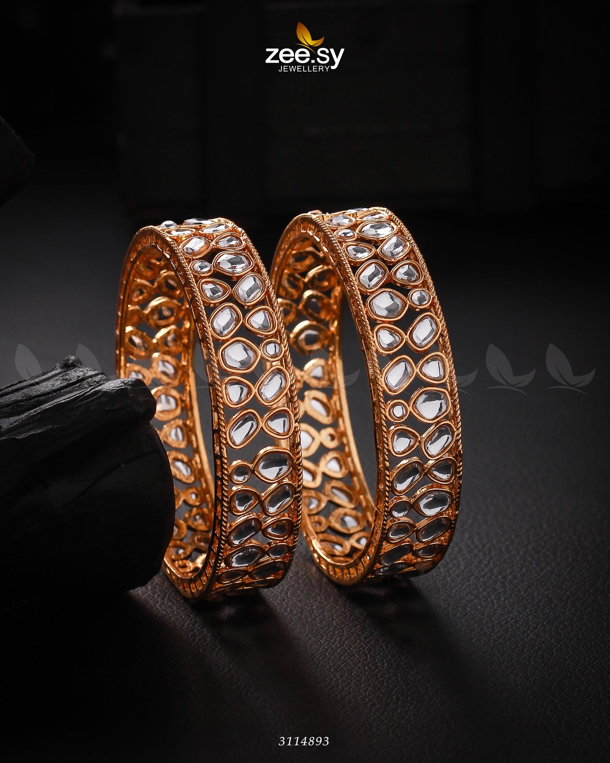 Saffron Bangles - by - Libasekhas UK - Registered Vendor of : Zeesy - 100% Original Designer Dresss