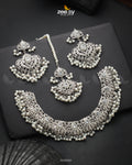 Gracious Necklace Set - by - Libasekhas UK - Registered Vendor of : Zeesy - 100% Original Designer Dresss