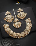 Gracious Necklace Set - by - Libasekhas UK - Registered Vendor of : Zeesy - 100% Original Designer Dresss