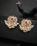 Luxuriant Earrings - by - Libasekhas UK - Registered Vendor of : Zeesy - 100% Original Designer Dresss