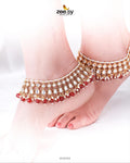 Tanzanite Anklet - by - Libasekhas UK - Registered Vendor of : Zeesy - 100% Original Designer Dresss