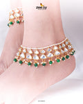 Minisha Anklets - by - Libasekhas UK - Registered Vendor of : Zeesy - 100% Original Designer Dresss