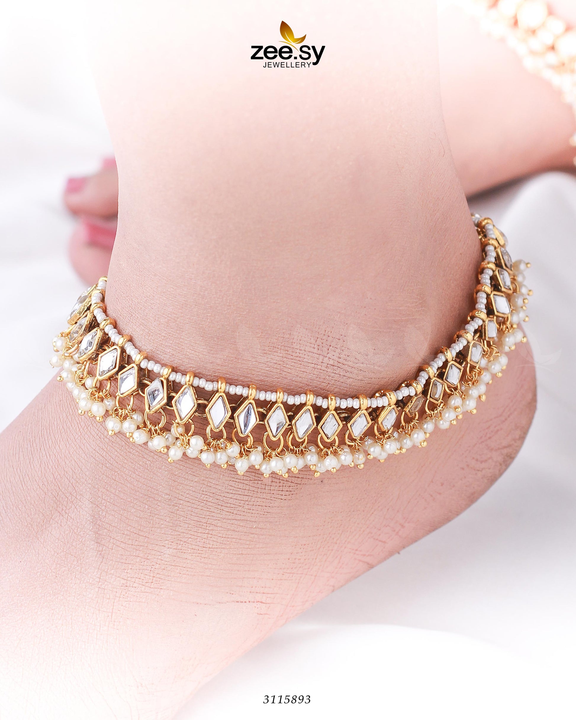 Merlino Anklets - by - Libasekhas UK - Registered Vendor of : Zeesy - 100% Original Designer Dresss