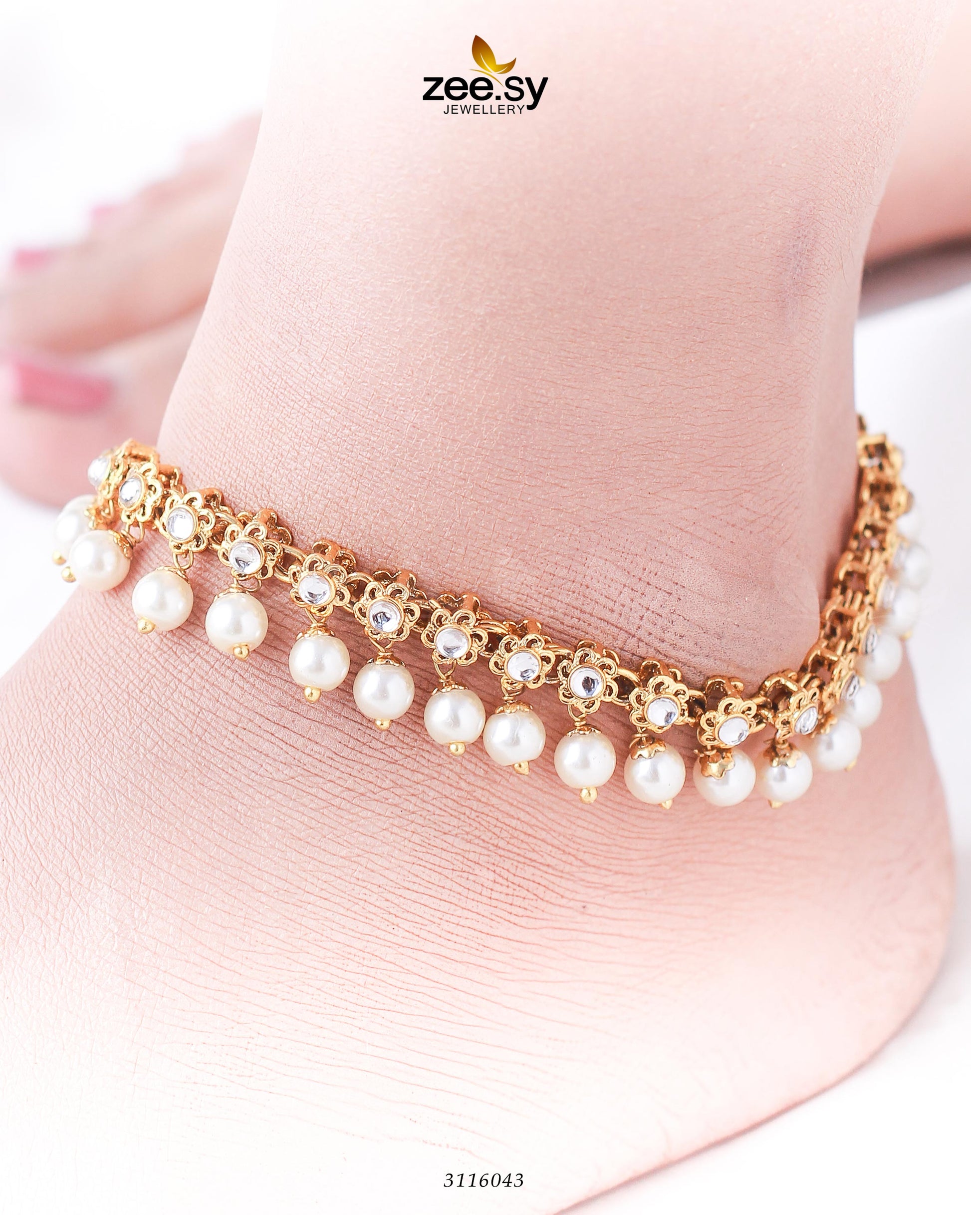 Umika Anklets - by - Libasekhas UK - Registered Vendor of : Zeesy - 100% Original Designer Dresss