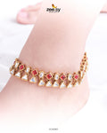 Shungite Anklet - by - Libasekhas UK - Registered Vendor of : Zeesy - 100% Original Designer Dresss