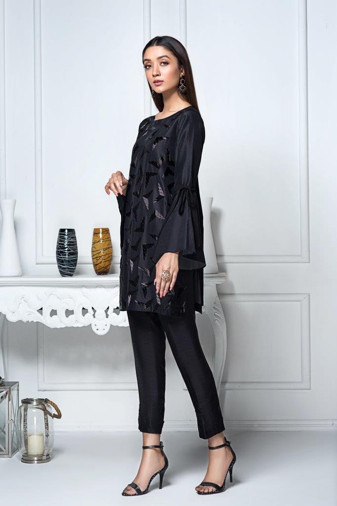 Hana | Eclectic Ready to Wear | Midnight Raven - by - Libasekhas UK - Registered Vendor of : Hana - 100% Original Designer Dresss